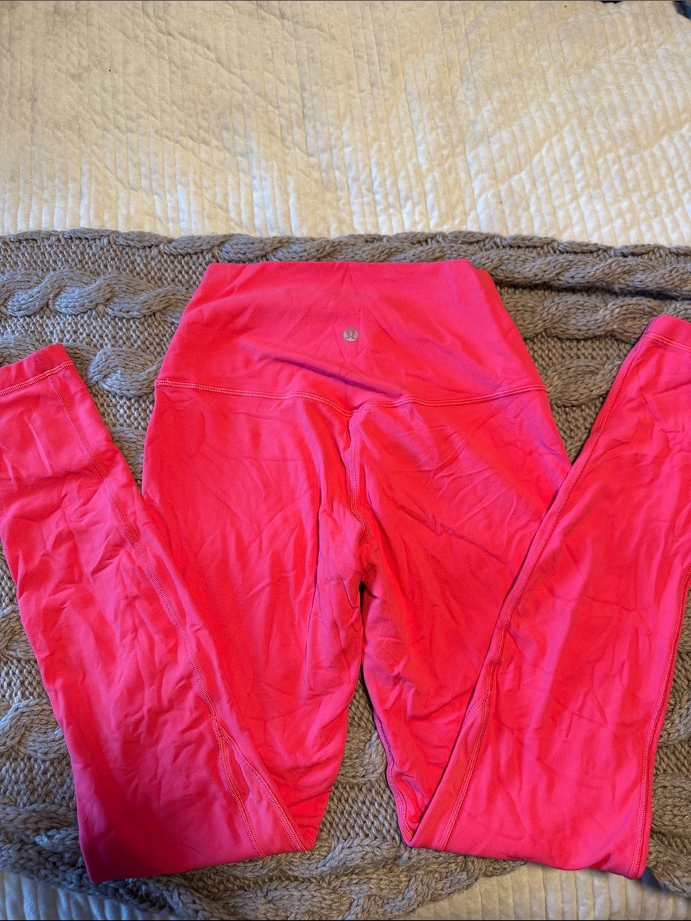lululemon athletica Bright Pink Align High-Waist Leggings